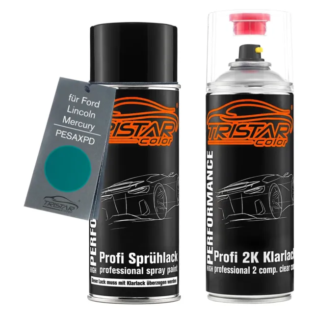 Autolack 2K Spraydosen Set für Ford Lincoln Mercury PESAXPD Bight Calypso Green