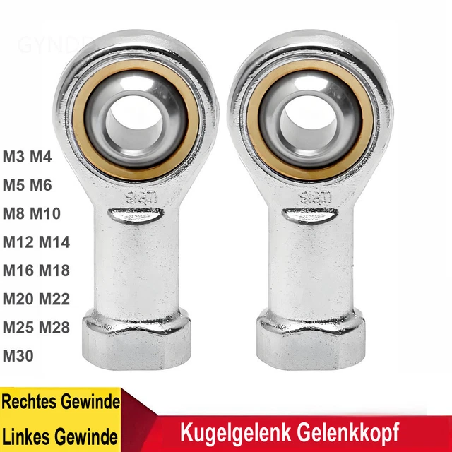 Gelenkköpfe Außengewinde für Gelenkköpfe