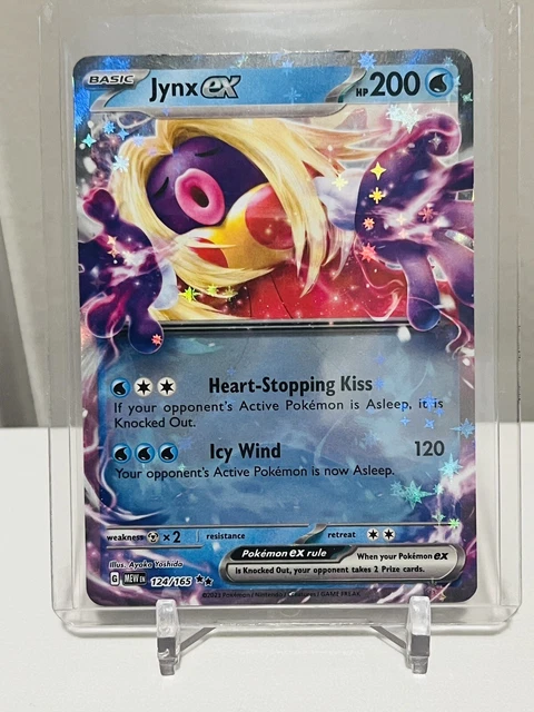 🎄Pokemon Scarlet & Violet 151 English Jynx EX 124/165 Double Rare Holo, Fast!
