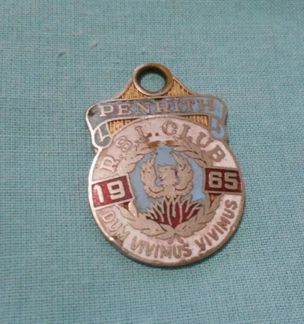 #D618.   1965  Penrith Rsl Club Member Badge   #470