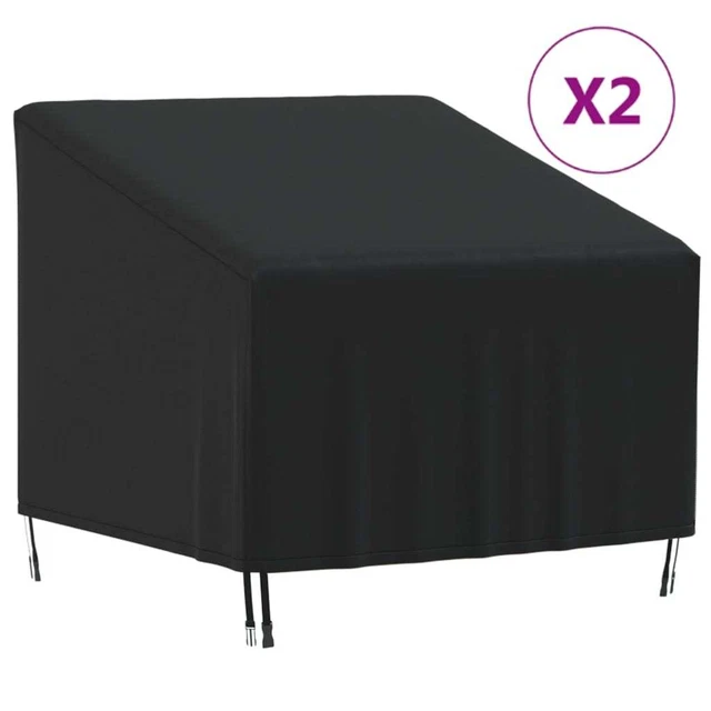 Housses de chaise de jardin 2 pcs 70x70x85/125 cm 420D vidaXL