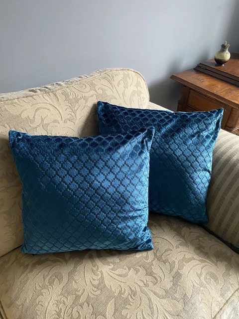 DUNELM CUSHIONS 45X45 cm excellent condition pair 1 6.99