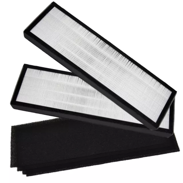 HQRP 2x HEPA Filters B + 4x Carbon filters for GermGuardian, PureGuardian Series