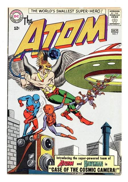 Atom #7 VG+ 4.5 1963 1st app. Hawkman since Brave and the Bold tryouts