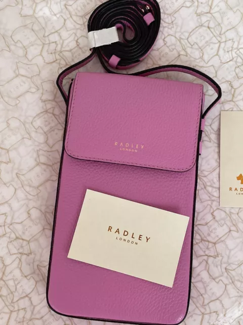 NEW RADLEY MERCER Street Medium Leather Phone Cross Body Bag RRP
