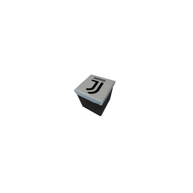 Pouf Contenitore Juventus Juve Prodotto Ufficiale 31X31X33