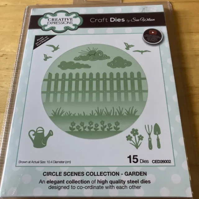 Creative expressions - circle scenes collection - garden dies - CED26002