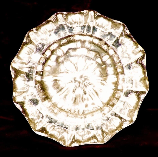 1 Antique Crystal Door Knob Mercury Glass Victorian Architectural Salvage #7