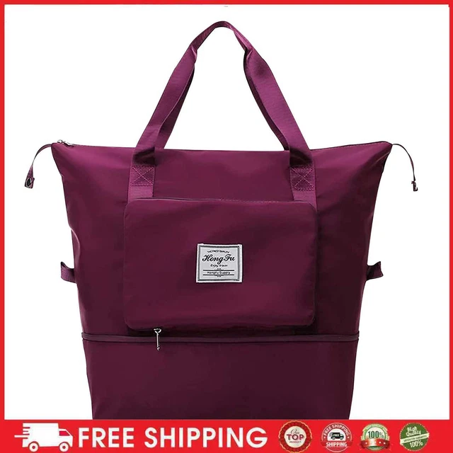 Borsa da viaggio pieghevole Coospy con grande capacità, borsa da viaggio portatile leggera wa