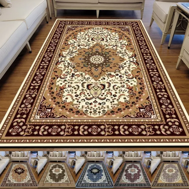 Non Slip Large Traditional Rug Bedroom Area Rug Living Room Hallway Runner Rug