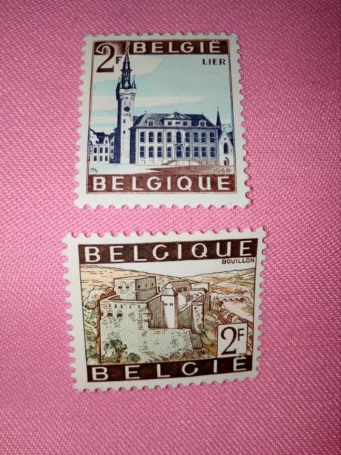 Briefmarken - Timbre - Briefmarken - Belgique - Belgien 1966 Nr 1397/98 **...