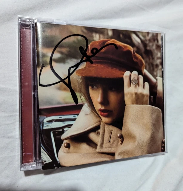 TAYLOR SWIFT Red (Taylors Version) CD Signed With Light Smudge EUR