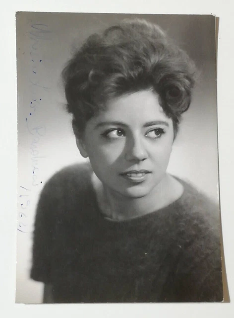 Photo Dédicacée Soprano Maria Luisa Barducci – Autographe Original