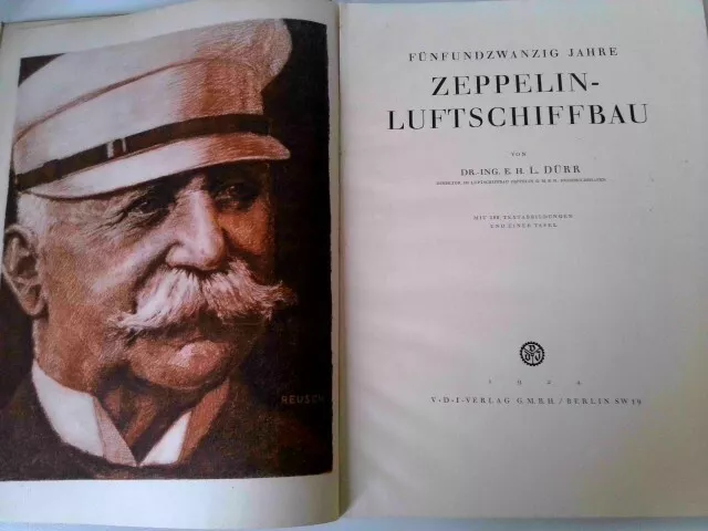 " 25 Jahre Zeppelin-Luftschiffbau " Von Dr. L. Dürr 1924  25 Jahre Zeppelin - Lu 2