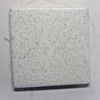 Suntile 4-5/16" Tiny Dimples Speckled Brown & Blue on Off White 1 Wall Tile 1970