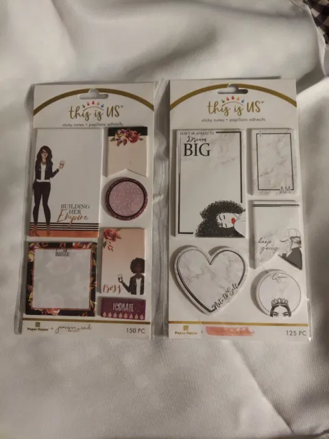 Paper House  This Is Us Sticky Notes  New 2 packs