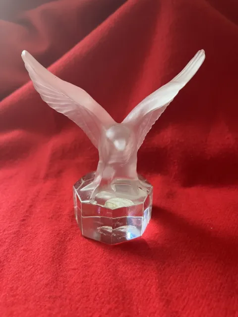 Goebel West Germany Frosted Lead Crystal Eagle