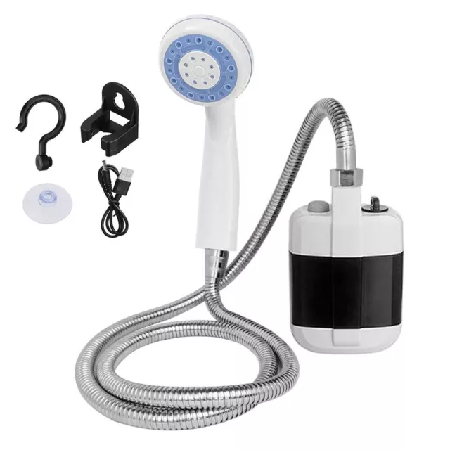 Portable Camping Shower Outdoor USB Rechargeable Electric Shower Pump for Garden