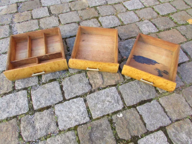3 x alter Scvhieber Schublade Schubfach für kommode Schrank Regal