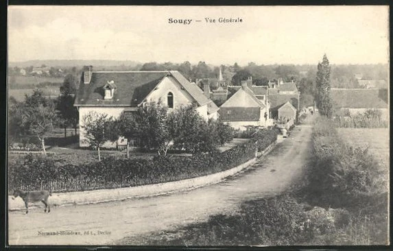 CPA Sougy, Vue Gènèrale 1915