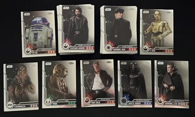 2023 Topps Chrome Star Wars You Pick From List 1-100 $1.29 Max Ship