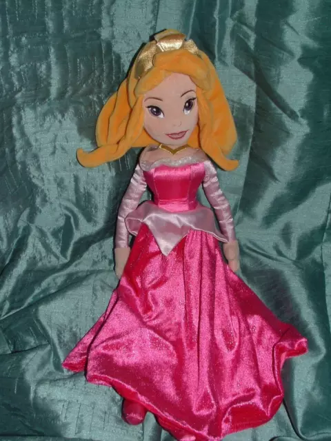 Disney Store Princess Aurora 19" Plush Doll Soft Toy Sleeping Beauty.(Xxx)