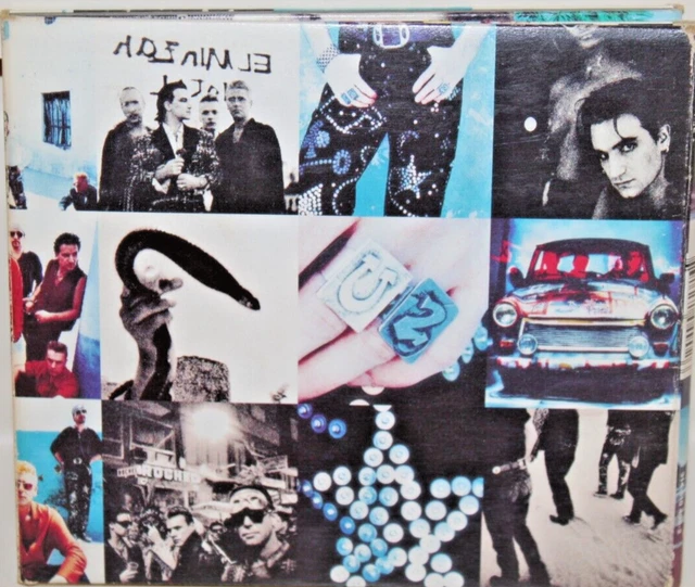 ACHTUNG BABY BY U2 (CD, 1991, Island) Digipak Lyric-book
