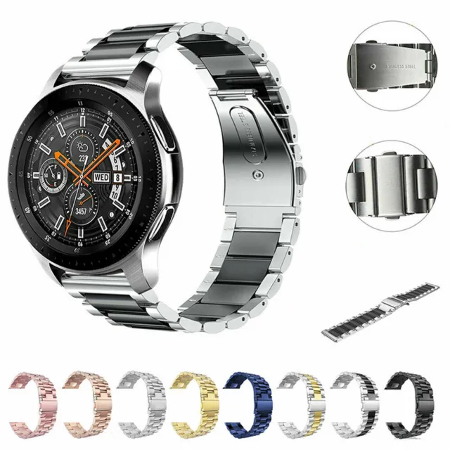 Per Samsung Galaxy Watch 42/46 mm 20/22 mm cinturino acciaio inox cinturino lusso