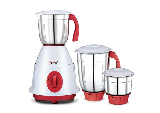 Prestige Parfait Mixeur Broyeur, 750W, 3 Pots (Blanc)