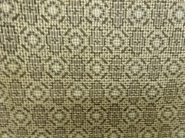 6523029: Japanese Kimono / Antique Haori / Doro Oshima Tsumugi / Woven Abstract