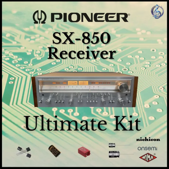 Pioneer SX-850 Receiver Ultimate Upgrade Kit Genuine Parts Restoration