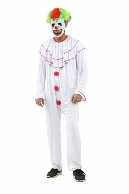 Scary clown fancy dress outfit Clearance