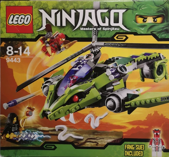 FIGURINE KAI FANG-SUEI LEGO Ninjago 9443 Rattlecopter RARE Retrait?� Scell?�e Neuf dans sa bo?�te 