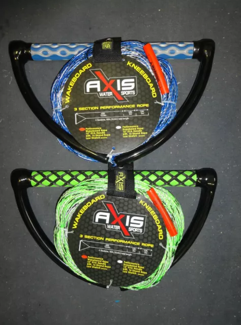 AXIS Wakeboard Rope - 15" EVA Handle 3 Section Mainline