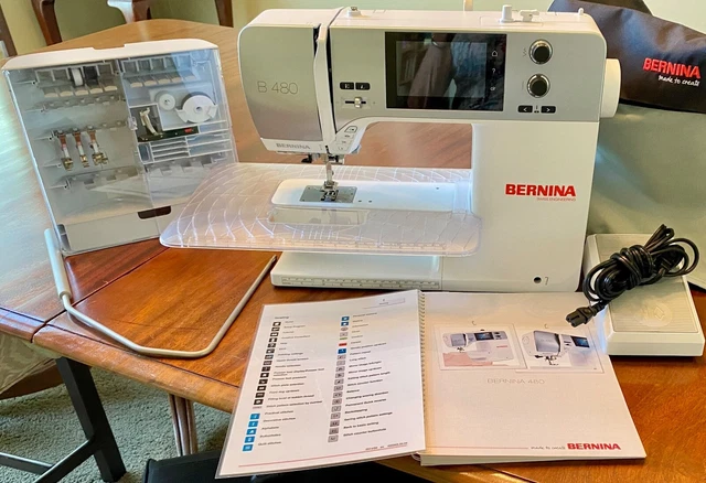 Bernina B480 Sewing Machine, with accessories and travel case