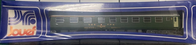 Voiture Jouef UIC 1ère Classe CFF/FFS/SBB – Réf 5781, échelle HO, Comme Neuve
