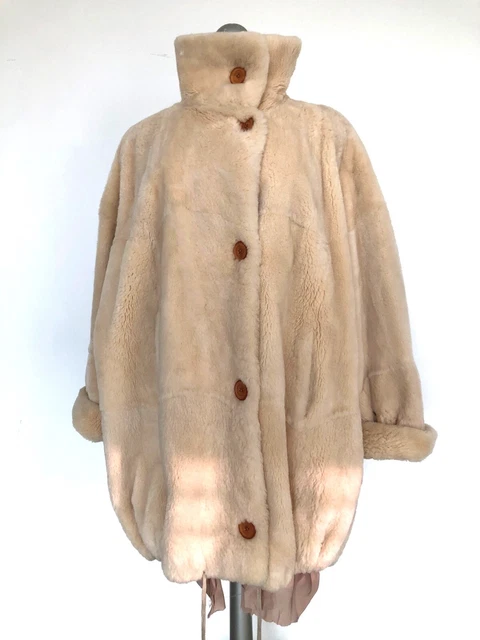 Veste En Lapin Haute Couture Il Couturier - Taille 42 Noir - Neuf Sans étiquettes