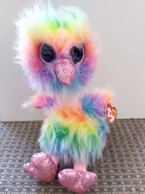 Asha the sales ostrich beanie boo