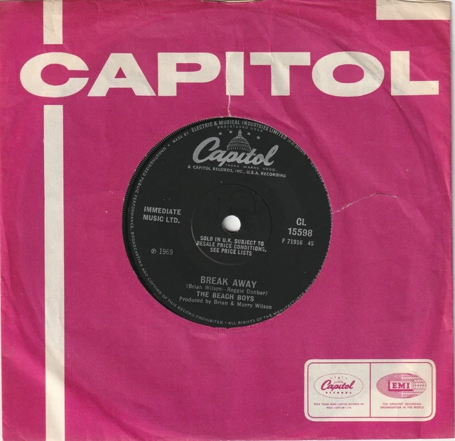 THE BEACH BOYS - Breakaway (1969) Mint- copy CAPITOL label CL 15598