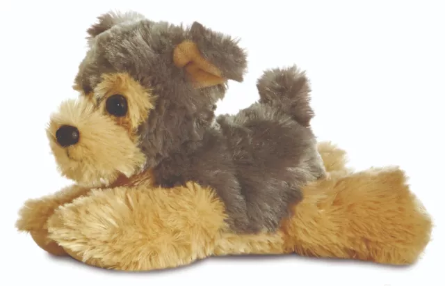 Aurora Yorkshire Terrier Dog 8" Mini Flopsie Soft Cuddly Plush Toy Teddy Puppy