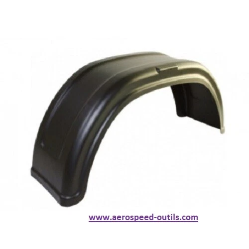 Garde-boues ALKO  la paire en PVC Noir pour roue de Remorque en 13 pouces