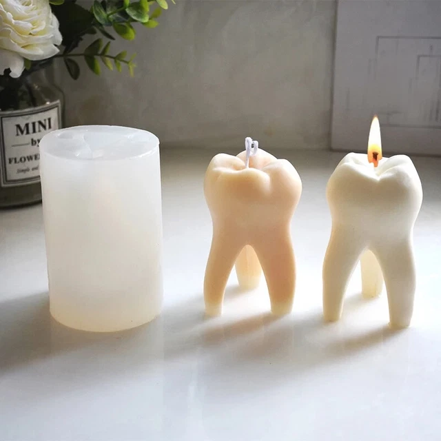 Moule à Bougie 3D En Silicone - Forme Géométrique Poire - Pour Bougies Parfumées Et Savons - DIY Créatif
