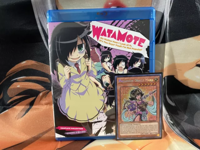 Watamote Anime Blu-Ray +Yu-Gi-Oh! Card