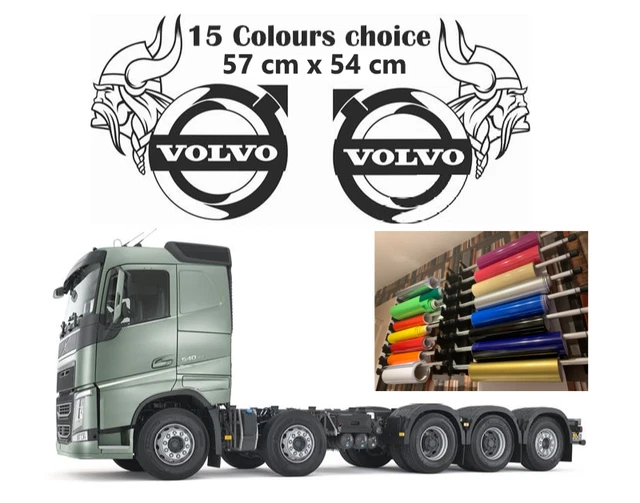 Volvo Truck Stickers Decal Set – 2-Pack, 15 Color Choices, Glossy Finish 3 thumbnail image