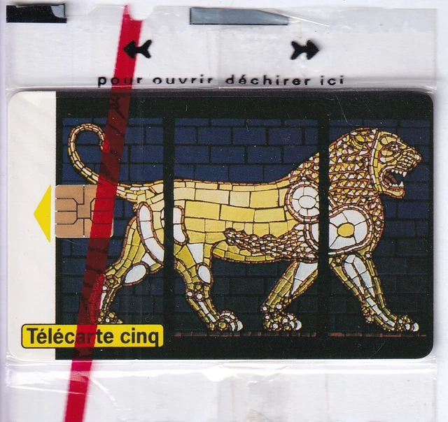 Telecarte / Phonecard .. France 5U Privee Gn4 So3 Art Leo Lion Mint/Neuve C.11€