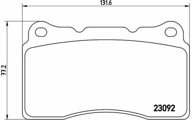 4x BREMBO Plaquettes de Frein Avant pour RENAULT MEGANE P 54 040 - Mister Auto