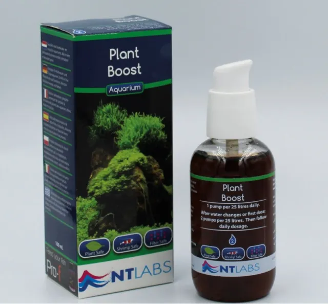 NT Labs Plante D'Aquarium Réhausseur 100ml Tropical & Coldwater Aquarium