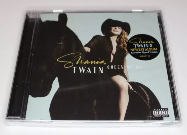 Shania Twain Authentic Autographed Signed Queen of Me Insert Unopened Sealed CD 2