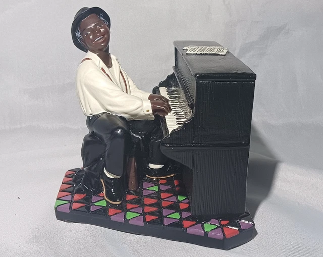 Jazz アートオブジェ MUSIC BOX JAZZ Blues Figurine Interior Craft Artwork A2715