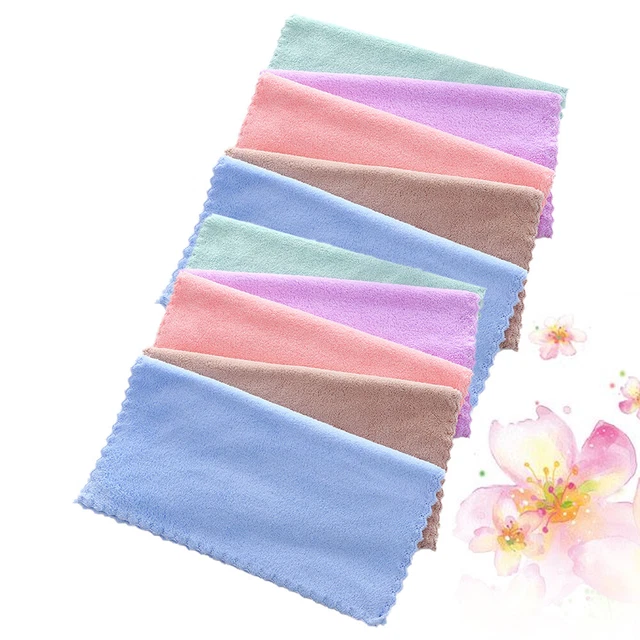 10 Pcs Schnell Trocknender Waschlappen Mikrofasertücher Wasser Aufnehmen